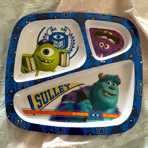 Disney Other - DISNEY’S MONSTERS INC TODDLER PLATE~BPA FREE! EXCELLENT CONDITION!
